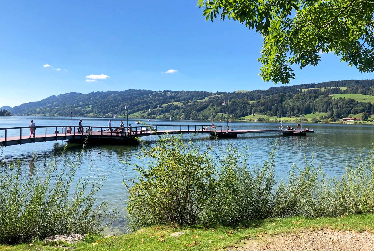 Großer und Kleiner Alpsee bei Immenstadt